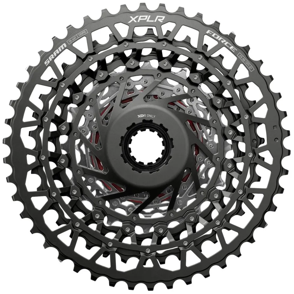 SRAM FORCE XPLR XG-1371 Cassette | XDR | 13-voudig | E1 - zilver