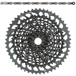 Cassettes < SRAM GX Eagle slijtageset met ketting en XG-1275 cassette - 52 teeth