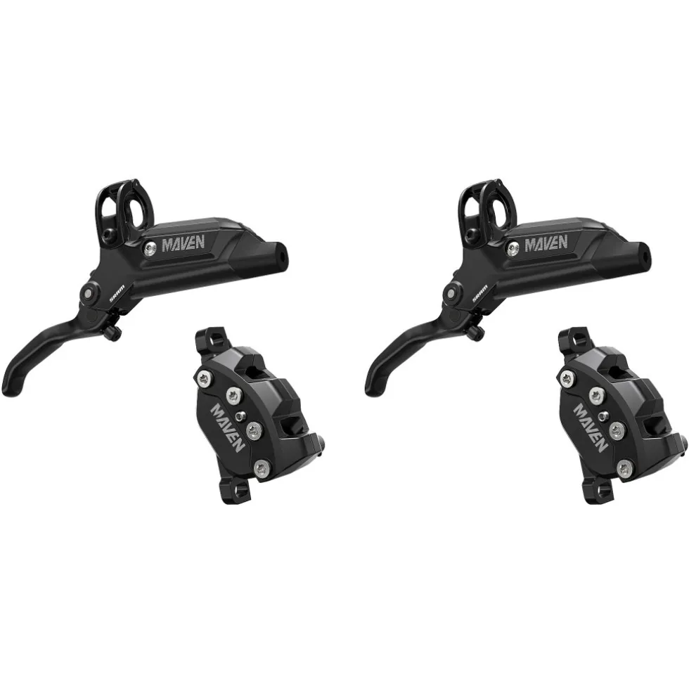 SRAM MAVEN Base Schijfrem Set | 4-Zuiger | A1 - Diffusion Black Anodized