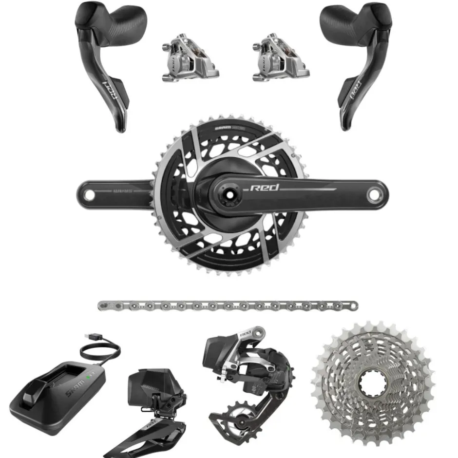Groepsets < SRAM RED AXS 2x12 Groep - 50/37 Tanden