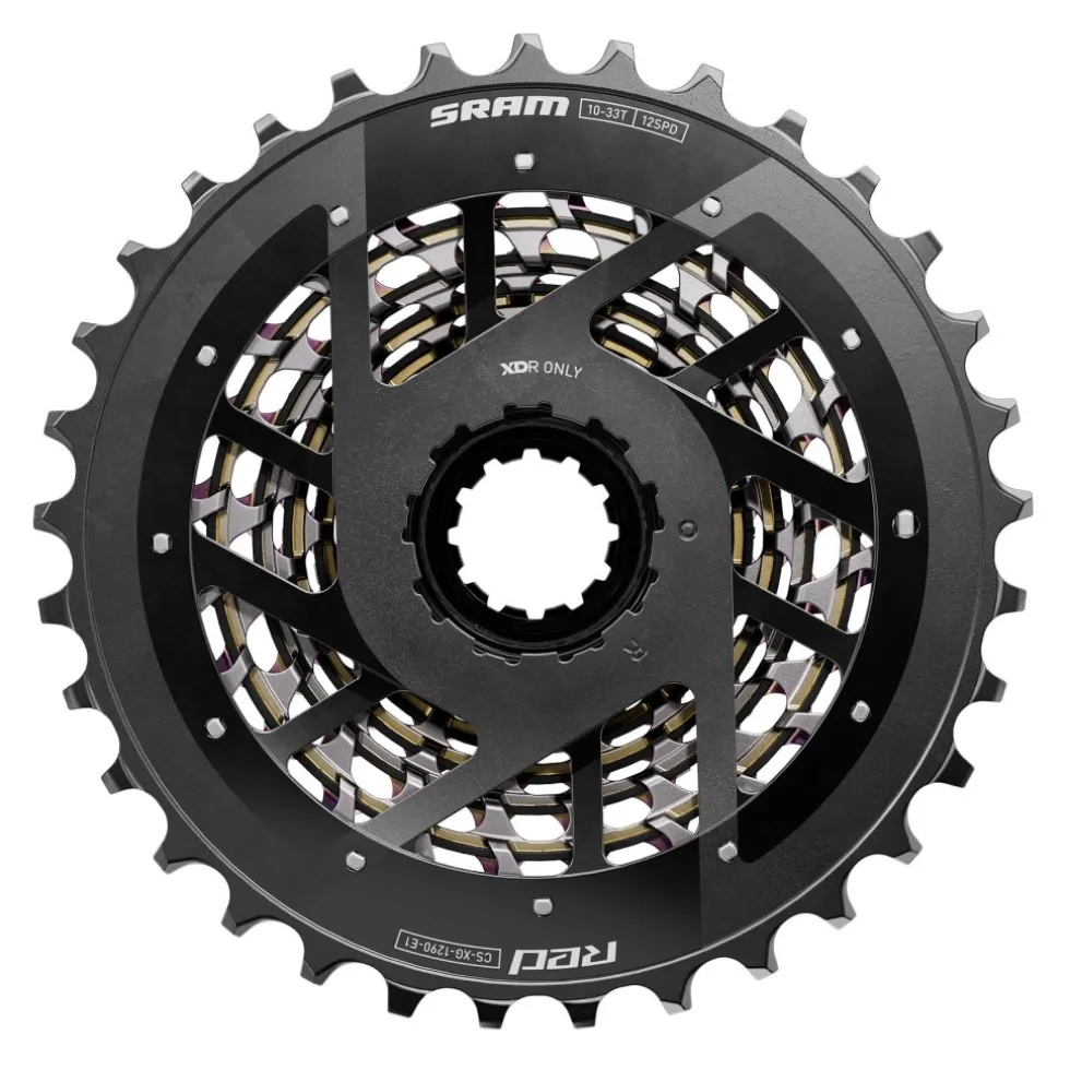 SRAM RED XG-1290 Cassette - XDR | 12-speed | E1 - Rainbow