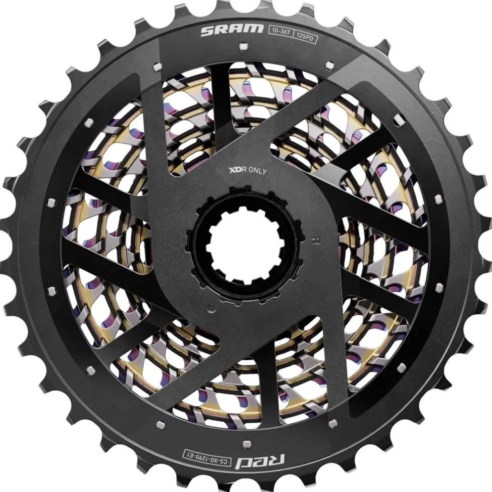 SRAM RED XG-1290 Cassette - XDR | 12-speed | E1 - Rainbow