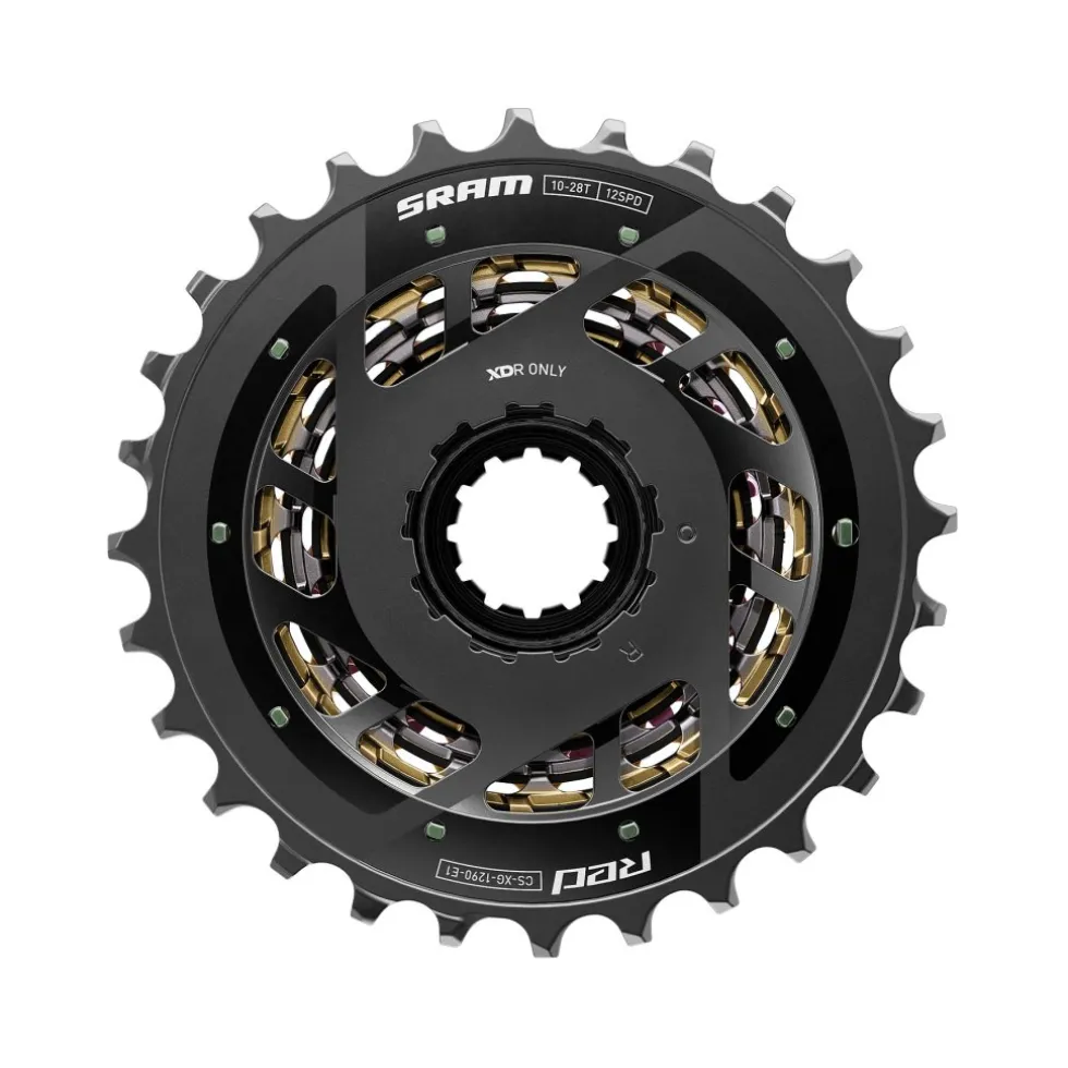 SRAM RED XG-1290 Cassette - XDR | 12-speed | E1 - Rainbow
