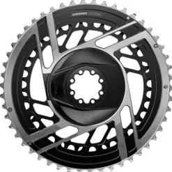 SRAM RED 2x Kettingblad Set | Direct Mount | E1 - zwart / zilver
