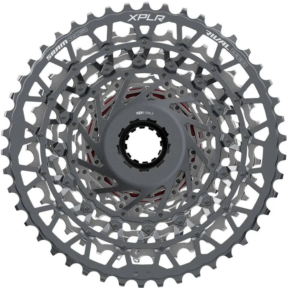 Cassettes < SRAM RIVAL XPLR XG-1351 Cassette | XDR | 13-voudig | E1 - zilver