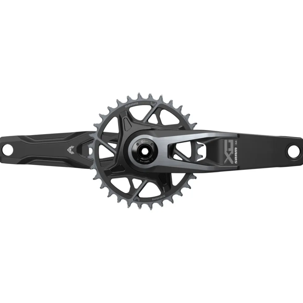 SRAM X0 Eagle V2 Crankset - T-Type | Wide | 1x12-voudig | D1 - zwart