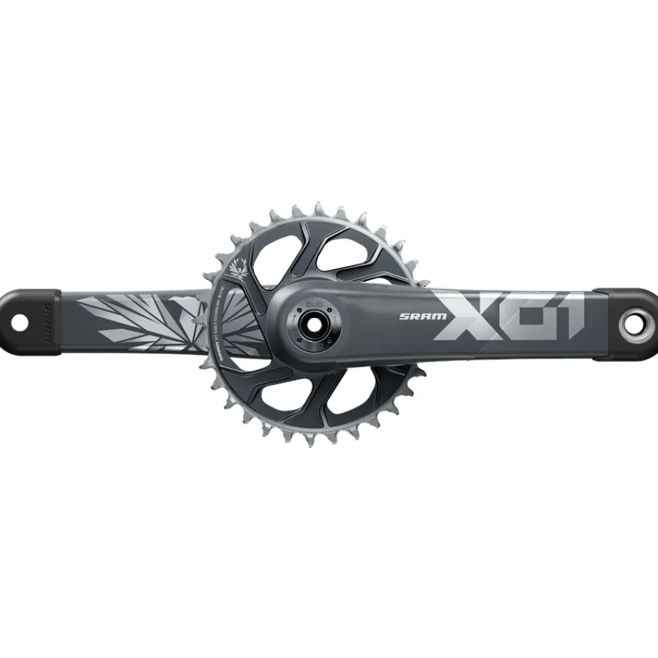 Crankstellen < SRAM X01 Eagle X-SYNC Carbon Krukset - Direct Mount 32 Tanden - 11/12-Voudig - Boost - DUB - Lunar