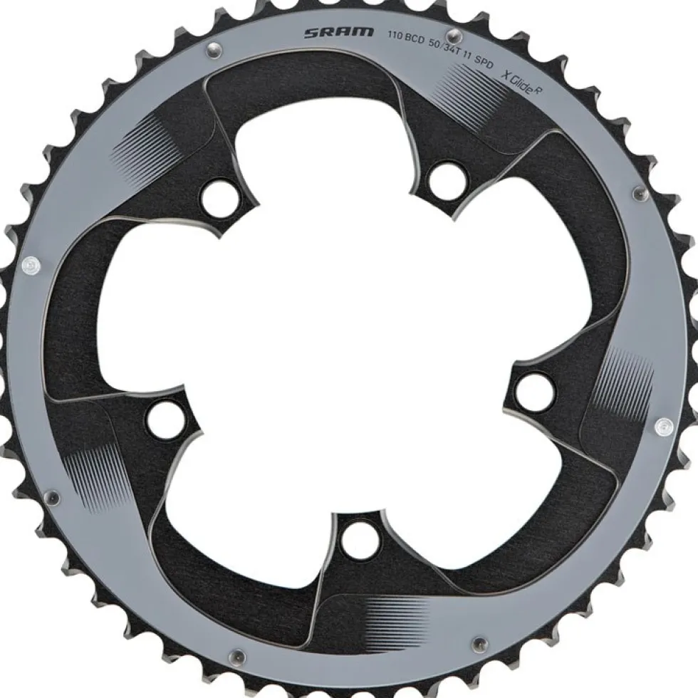 SRAM X-Glide R Chainring Yaw 110mm for Force 22 11-speed - 50 Teeth