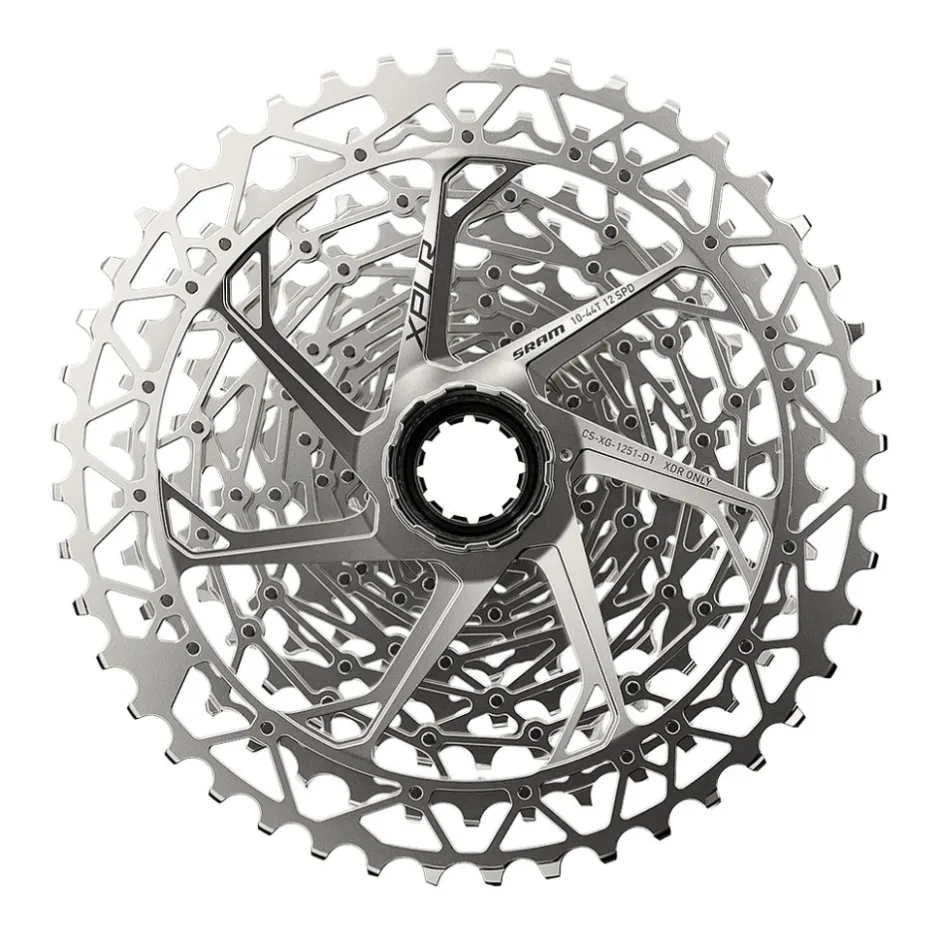 Cassettes < SRAM XPLR XG-1251 Cassette - 12-voudig | 10-44 Tanden - silver