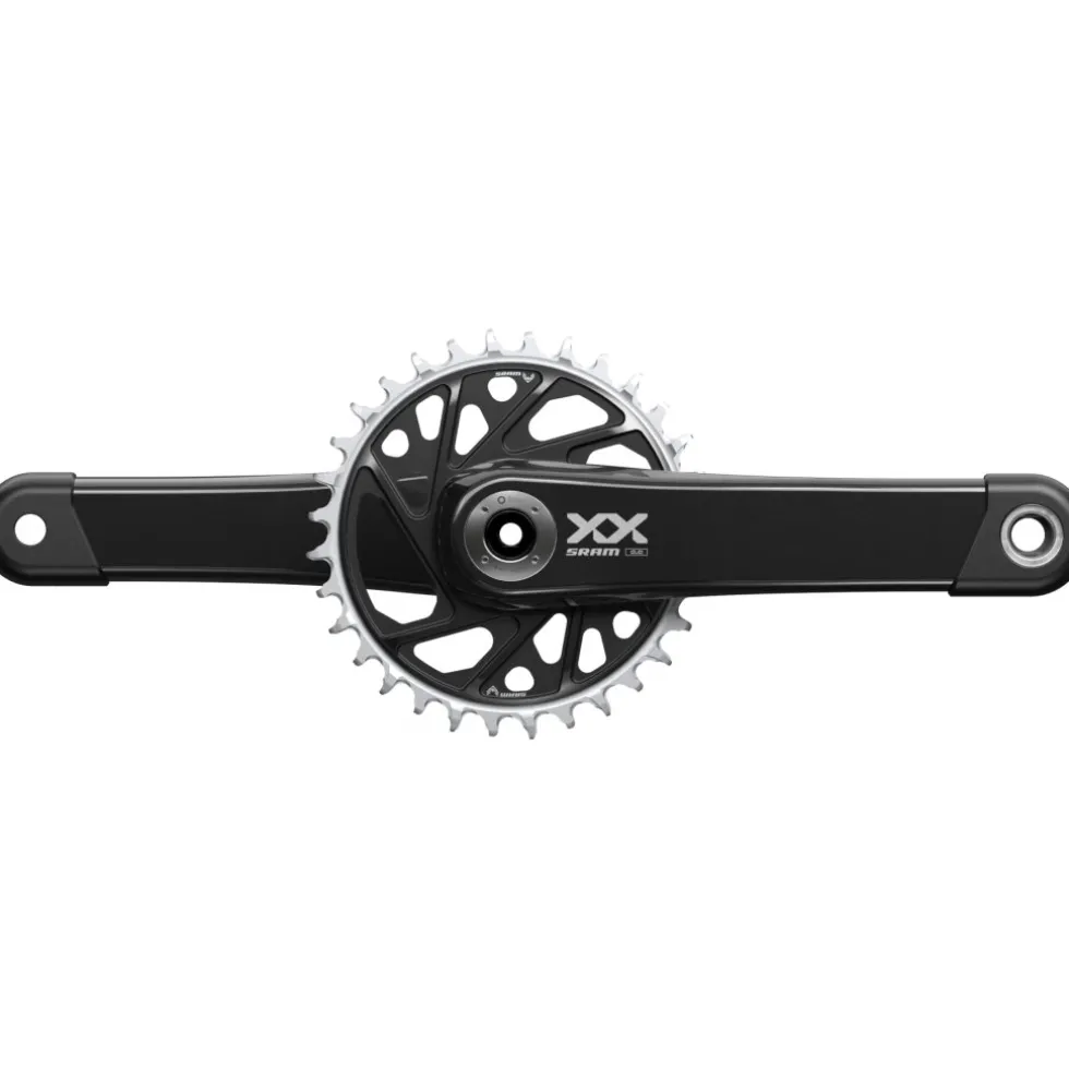 SRAM XX Eagle Crankset - Carbon | T-Type compatibel | Wide | 1x12-voudig | D1 - zwart