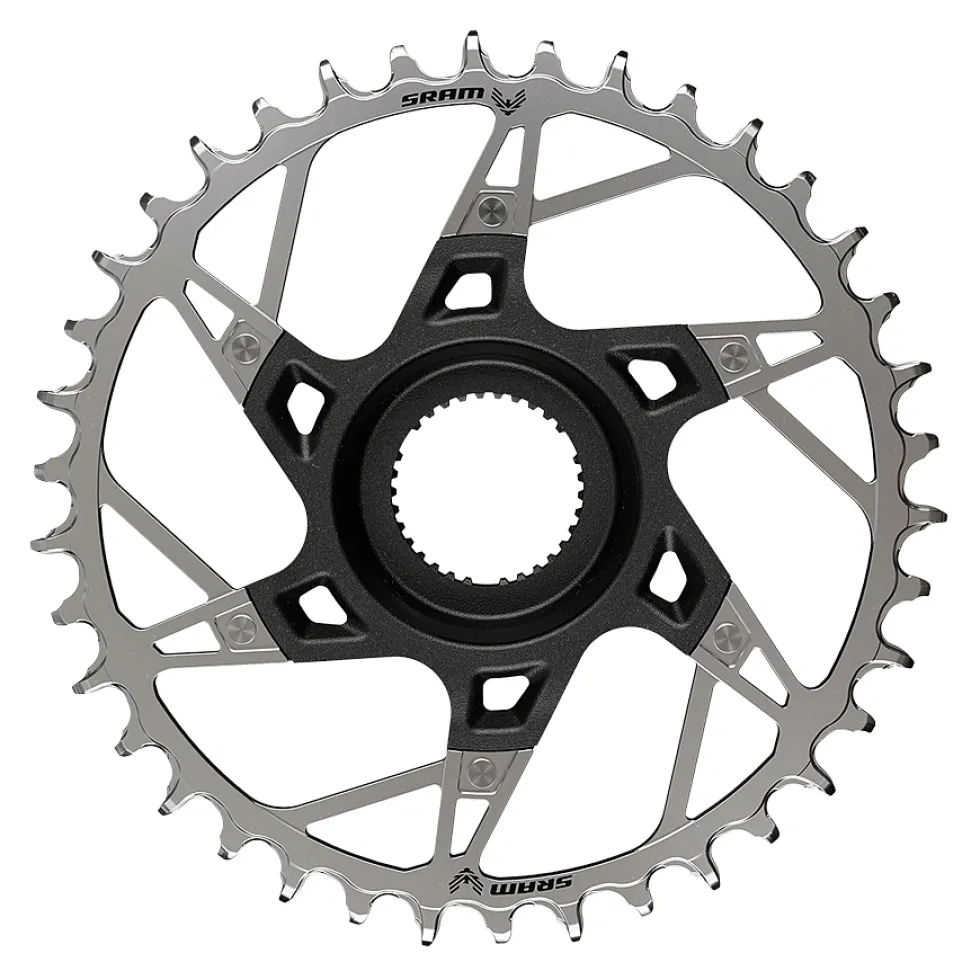 SRAM XX Eagle Kettingblad voor Yamaha | T-Type | Direct Mount | 55 mm Kettinglijn - zwart / zilver