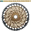 SRAM XX1 Eagle slijtageset met ketting en XG-1299 cassette - 52 teeth - gold