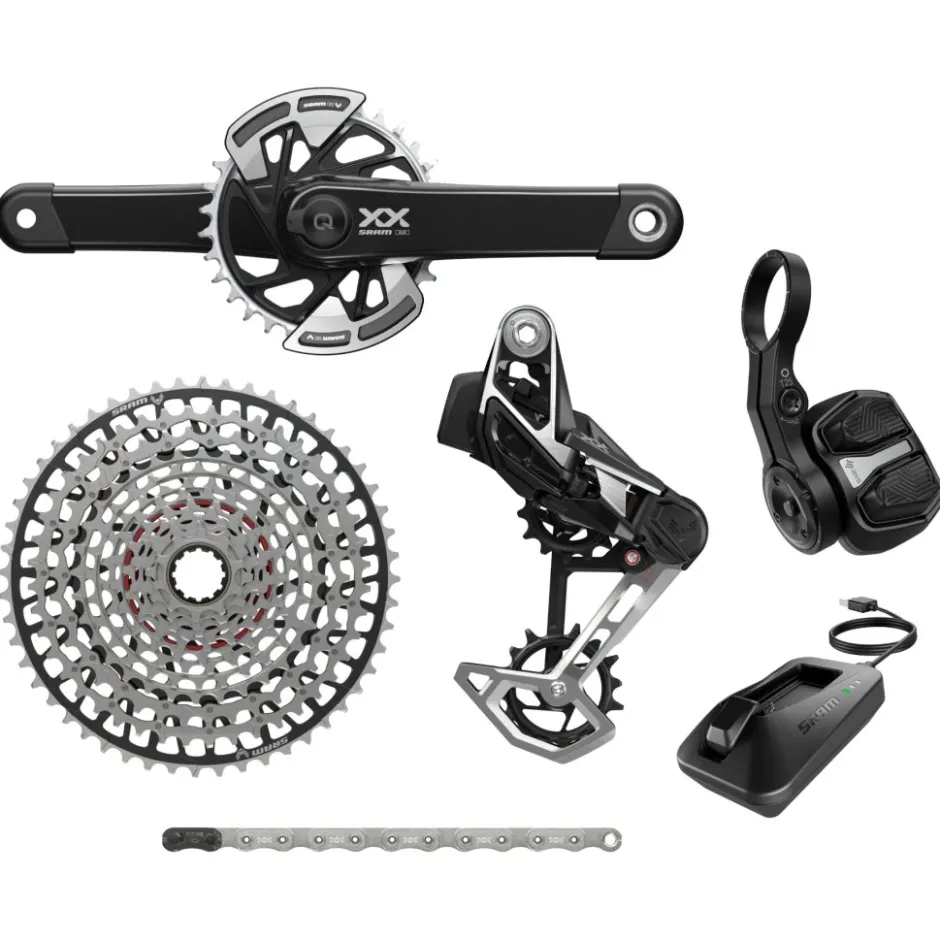 Groepsets < SRAM XX Eagle Transmission Schakelgroep - AXS | T-Type | D1 - met Powermeter Crankset