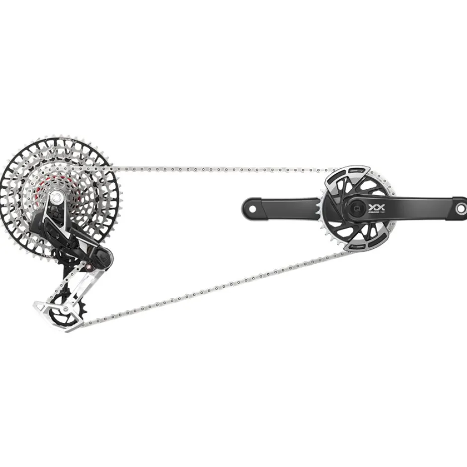 Groepsets < SRAM XX Eagle Transmission Schakelgroep - AXS | T-Type | D1 - met Powermeter Crankset