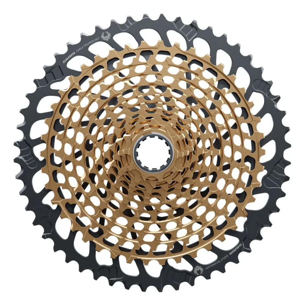 SRAM XX1 Eagle 1x12-speed Upgrade Kit - Trigger Shifter - 10-52 t. XG-1299 Cassette - Gold