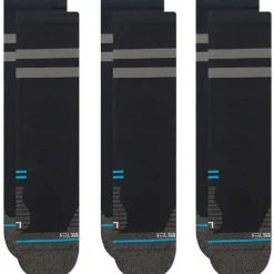 Stance Franchise Ultralight Crew Sokken Unisex - Set van 3 - zwart