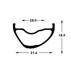Stan's NoTubes Arch MK4 29 Inch MTB Rim - 32 Hole