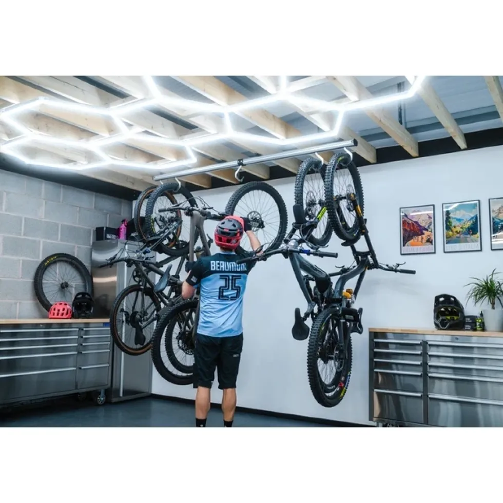 Stashed SpaceRail Fiets Plafondbevestiging - 4 haken