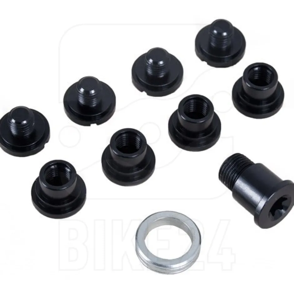 Bouten|Gereedschap En Onderhoud < Stronglight Chainring Bolts Set Inox for Campagnolo Ultra Torque 11-speed - black