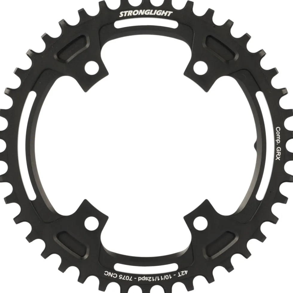 Stronglight Kettingblad Shimano GRX FC-RX600/610/810/820 - Narrow Wide | 1x10/11/12s | 110BCD - zwart