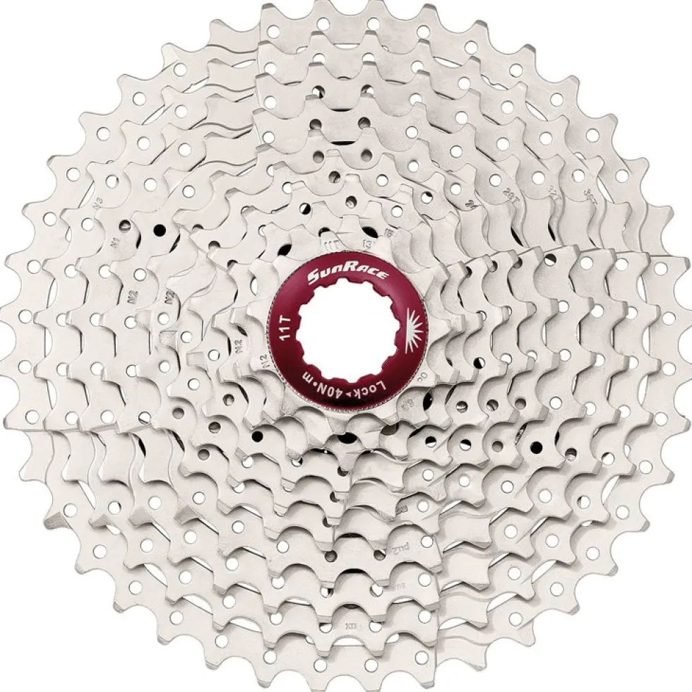 SunRace CSMX3 Cassette 10-speed - metallic silver