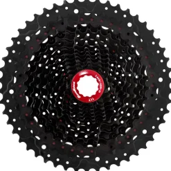 Cassettes < SunRace CSMZ90 Cassette 12-speed - 11-50 - black / red