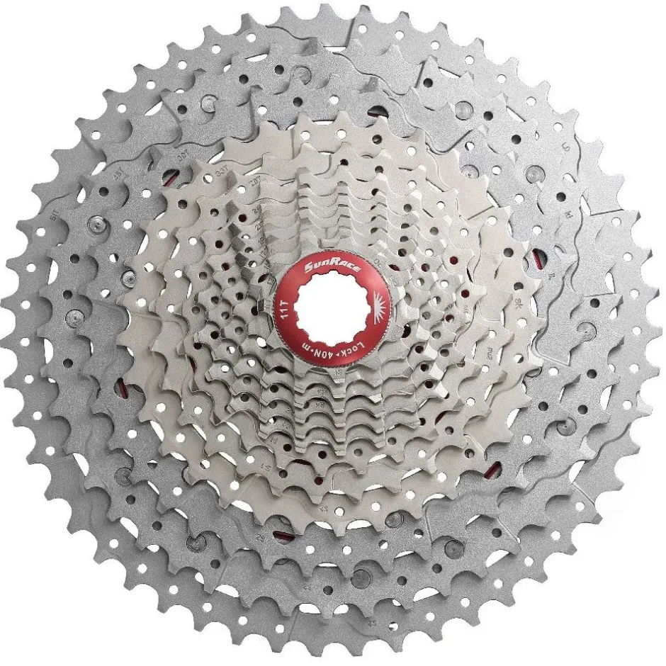Cassettes < SunRace CSMZ903-WA1 12-Speed Cassette | 11-51 - for Shimano HG | silver