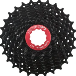 SunRace CSRX1 Cassette 11-Voudig - zwart / rood
