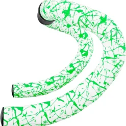 Stuurlint < Supacaz Super Sticky Kush Splat Limited Stuurlint - White / Neon Green