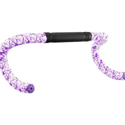 Supacaz Super Sticky Kush Splat Limited Stuurlint - White / Neon Purple