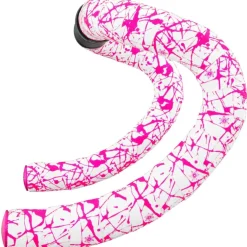 Supacaz Super Sticky Kush Splat Limited Stuurlint - White / Neon Pink