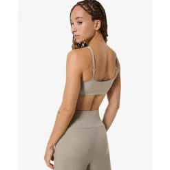 SUPER.NATURAL Cosy BH Dames - Vintage Khaki Melange
