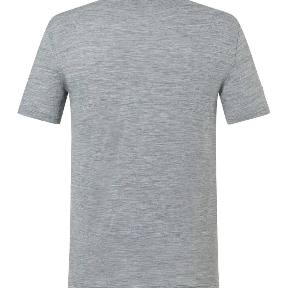 SUPER.NATURAL Johnny t-shirt voor heren - Cashmere Grey Melange/Various