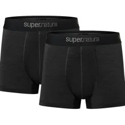 SUPER.NATURAL Tundra175 Set van 2 Boxershort Heren - Jet Black/Jet Black
