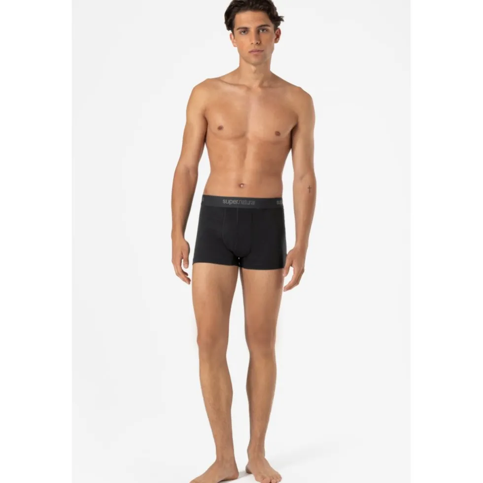 SUPER.NATURAL Tundra175 Set van 2 Boxershort Heren - Jet Black/Jet Black