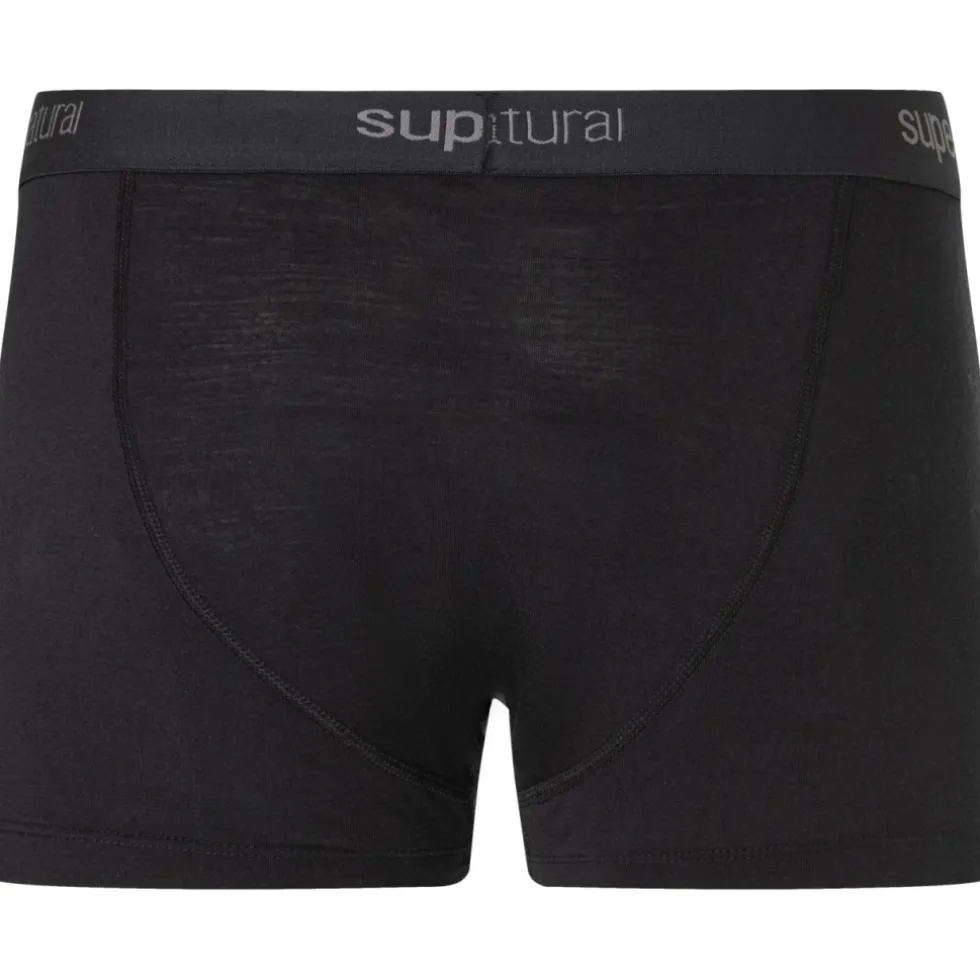 SUPER.NATURAL Tundra175 Set van 2 Boxershort Heren - Jet Black/Jet Black