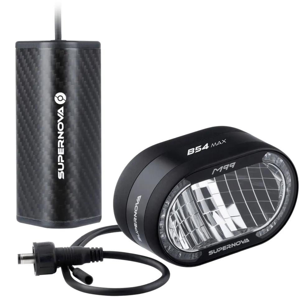 Supernova B54 MAX Voorlamp - zwart