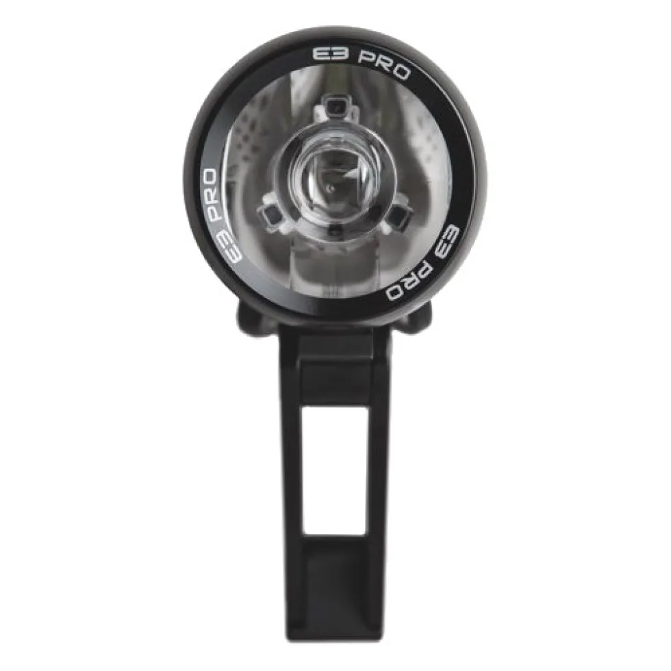 Supernova E3 Pro 2 Fietslamp Vooraan - zwart gepolijst