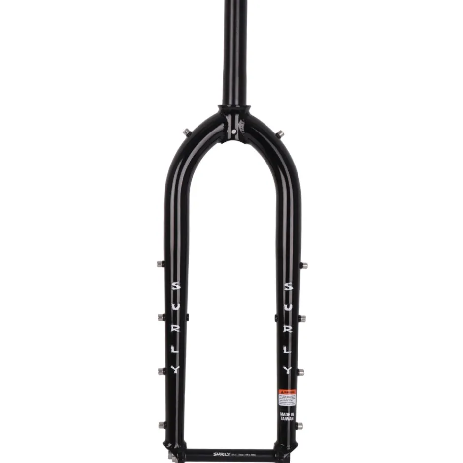 Vaste Voorvorken < Surly Dinner 27.5" Rigid Fork - 50mm Offset - 1 1/8" Ahead - 15x110mm - black