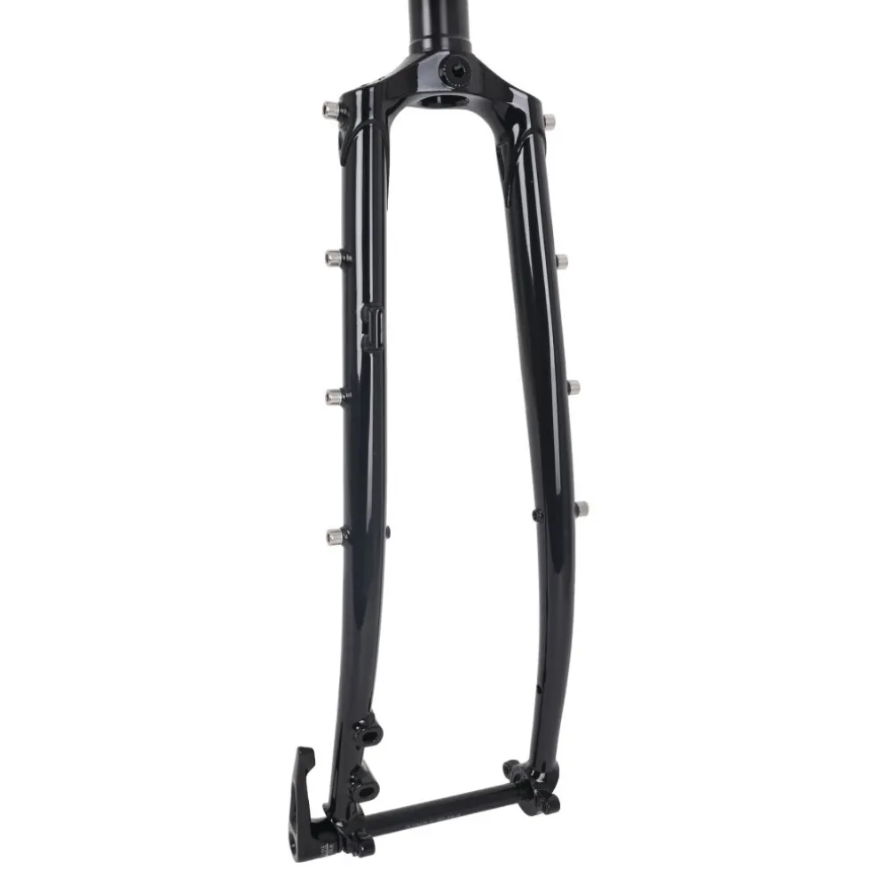 Surly Disc Trucker Starre Voorvork - 28" | 45mm | 1 1/8" Ahead | Flatmount - 12x100mm - zwart