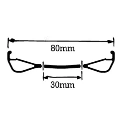 Surly My Other Brother Darryl 26" Fatbike Rim - black