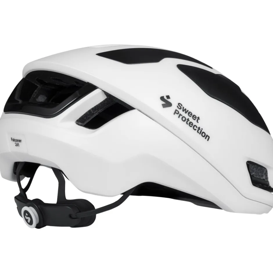 Racefietshelmen < SWEET Protection Falconer Aero 2Vi MIPS Helm - Satin White