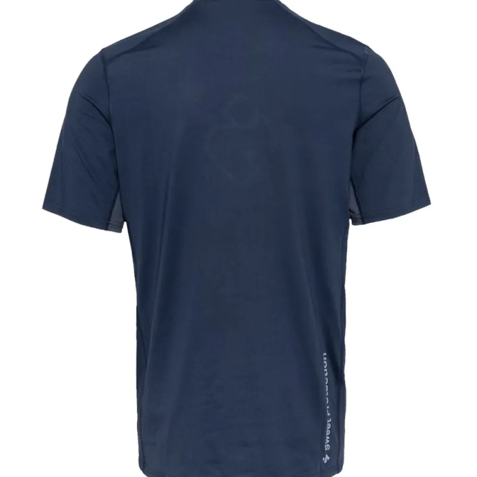 Mtb-Shirts < SWEET Protection Hunter Fiethirt met Korte Mouwen Heren - Navy Blazer