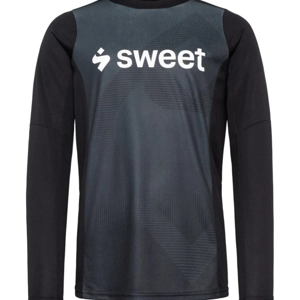 SWEET Protection Hunter II Trail Fietsshirt met Lange Mouwen Kinderen - Black