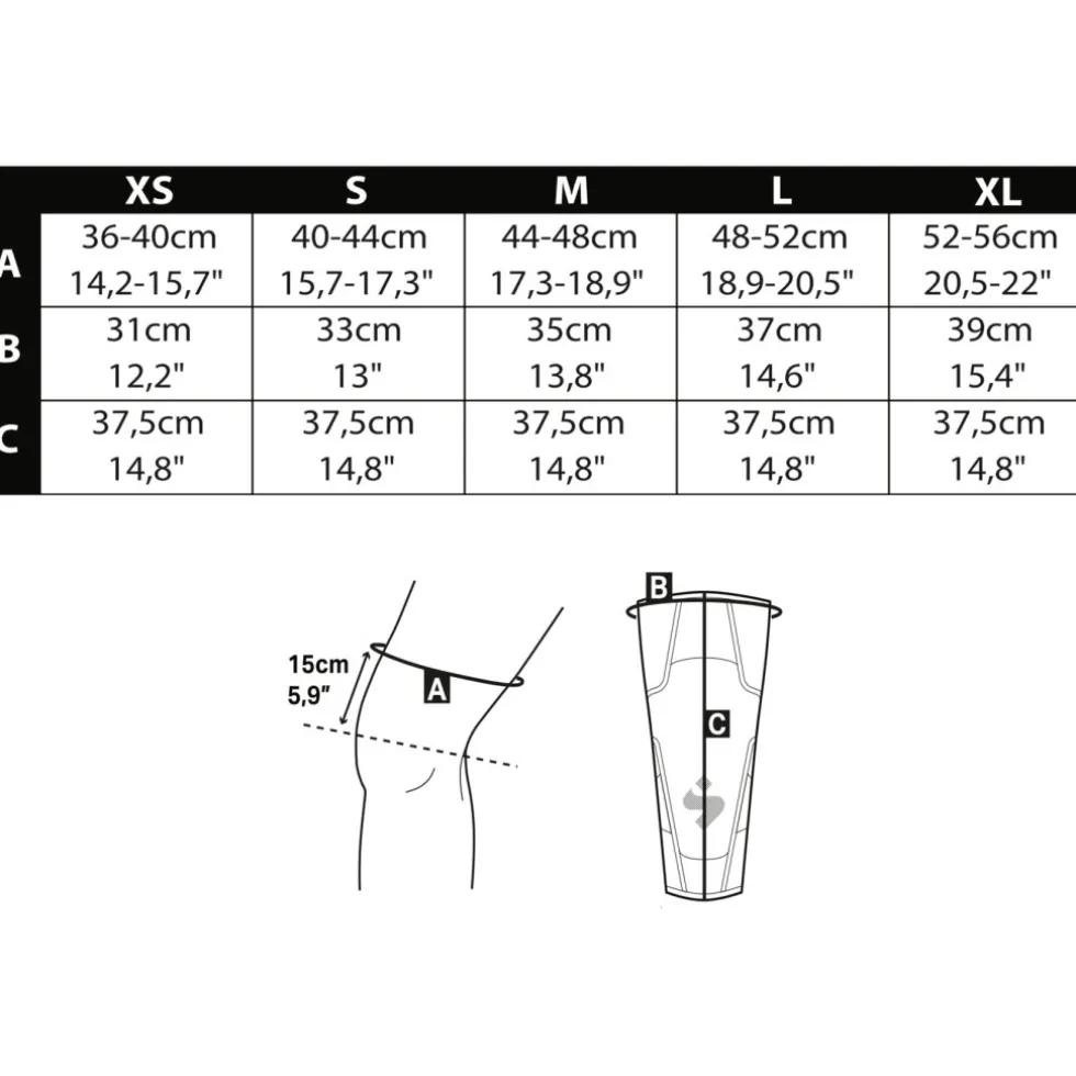 SWEET Protection Kniebeschermer - Pro - Zwart