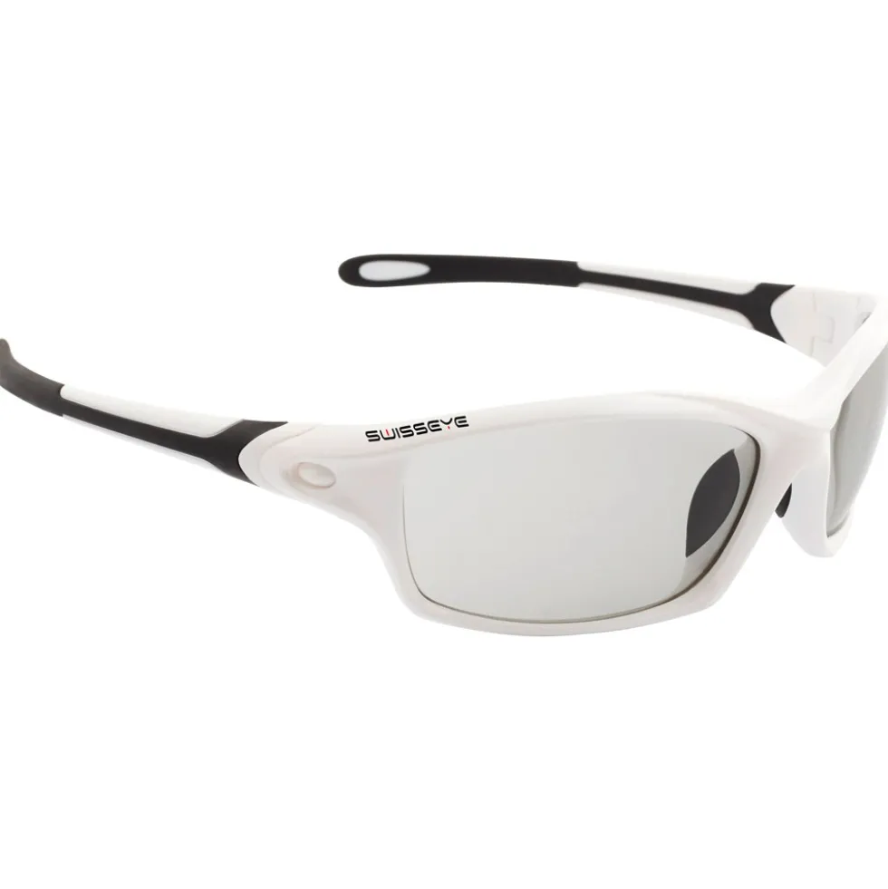 Swiss Eye Grip Bril - White Shiny/Black - Photochromic Grey/Smoke | 12267