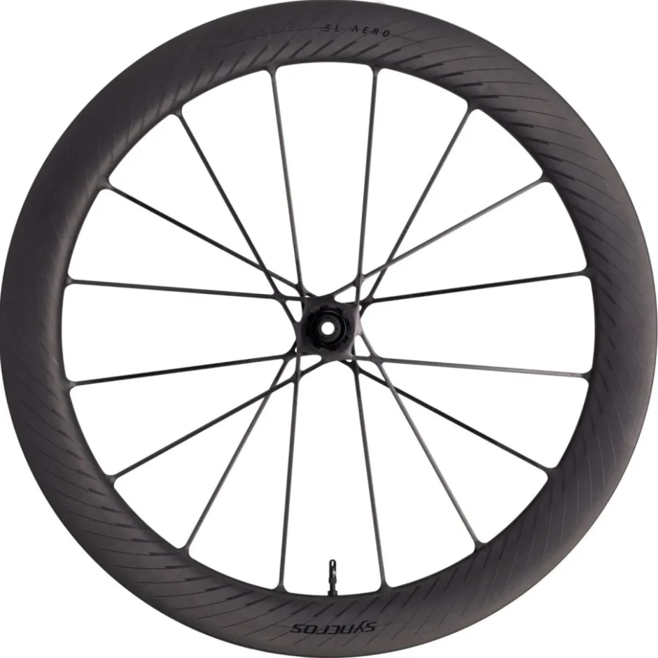 Wielen < Syncros Capital SL Aero Voorwiel - 28" | Carbon | Hookless | Centerlock | 12x100mm - 60mm