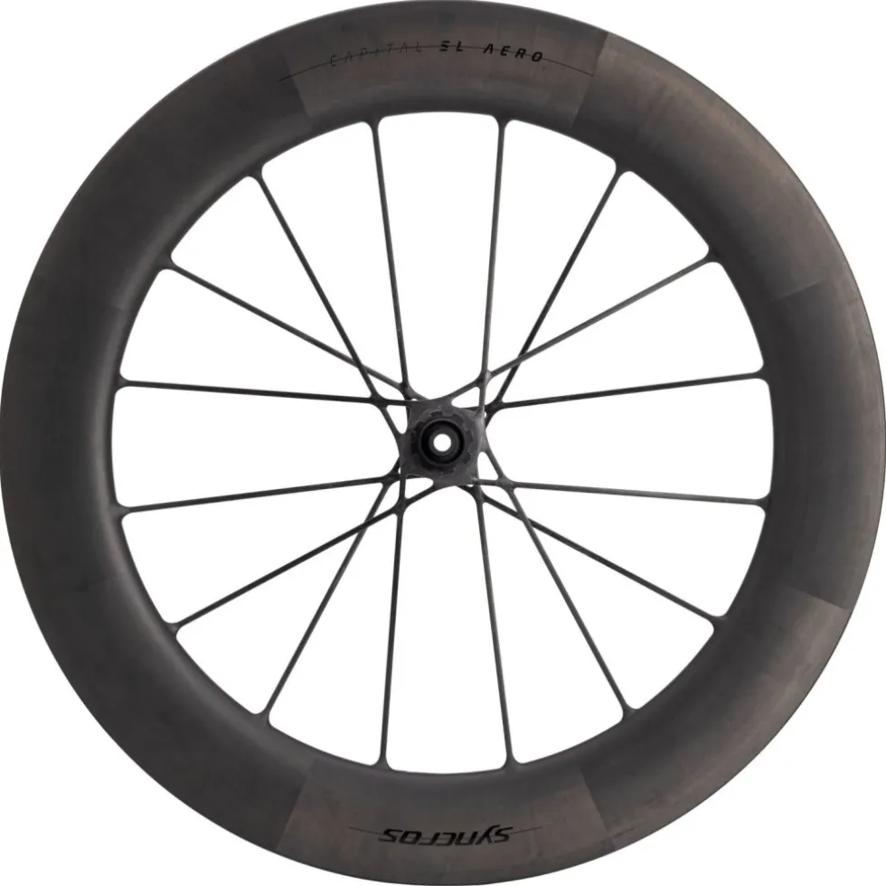 Syncros Capital SL Aero Voorwiel - 28" | Carbon | Hookless | Centerlock | 12x100mm - 80mm