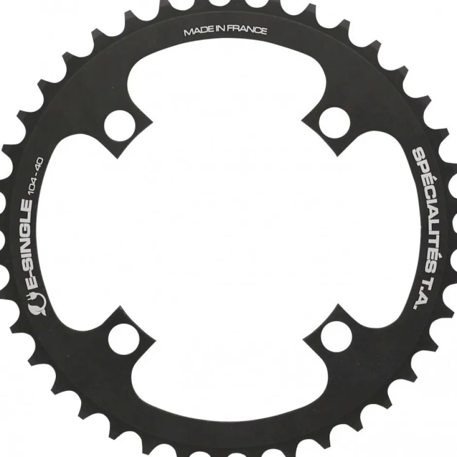 E-Bike Aandrijving < TA Specialites E-Single 104 Kettingblad - 4-arm - zwart