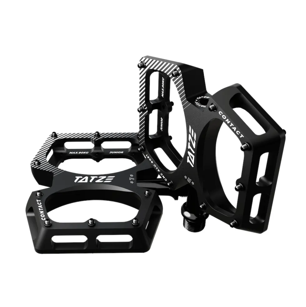 Tatze CONTACT CNC Junior Platformpedalen - zwart
